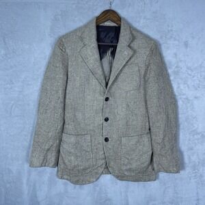Spier & Mackay Blazer Jacket Men 38 Sport Coat Unlined Lanificio Wool Sartorial